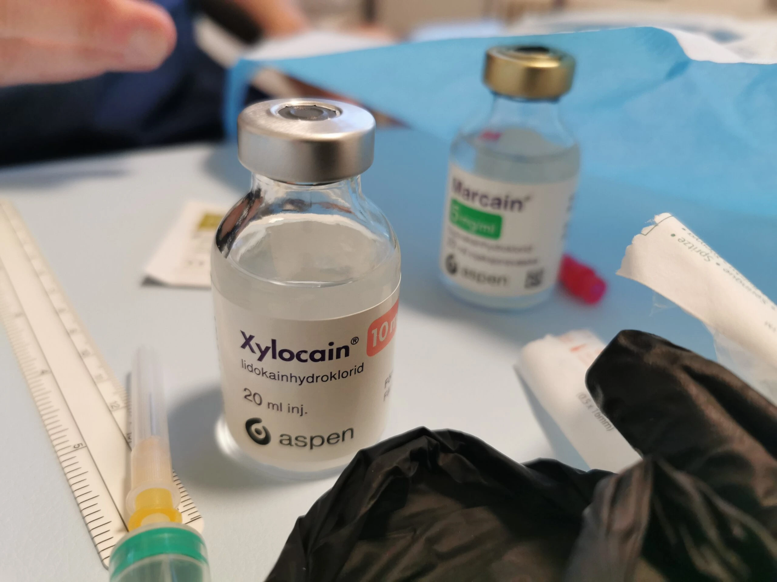 Xylokain-anestesiflaskor